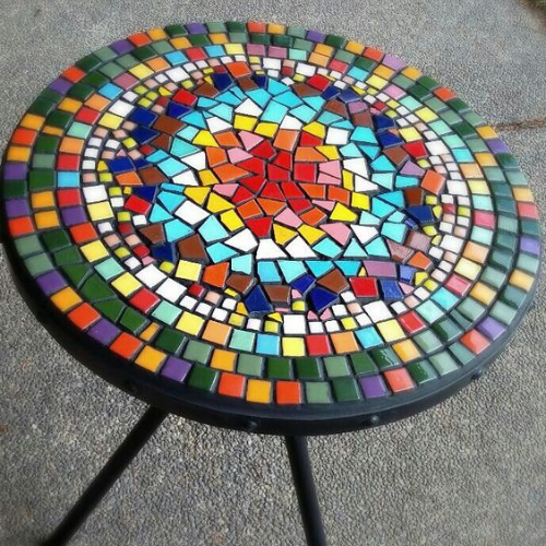 BEGINNER MOSAIC CLASS - SIDE TABLE - MALENY